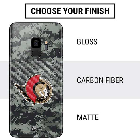 NHL Ottawa Senators Camo Galaxy S9 Skin